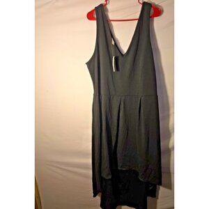 NWT New 24seven Womens Fit Flare Black Dress Sleeveless VNeck Plus SIze 3X